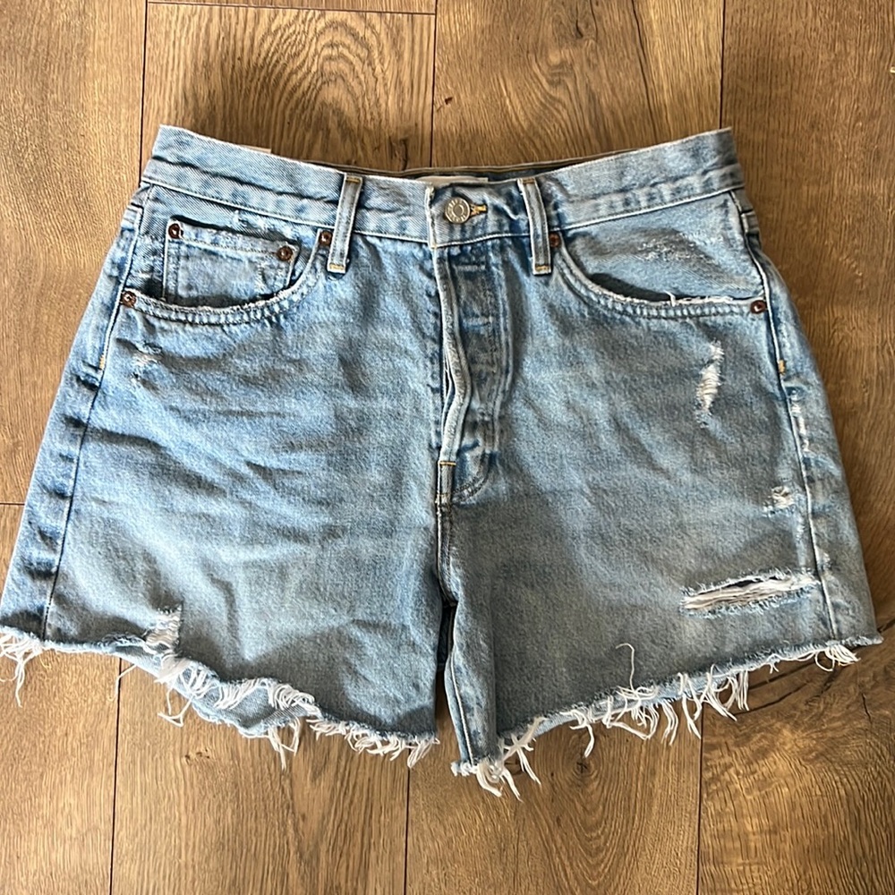 Agolde Parker Long Shorts